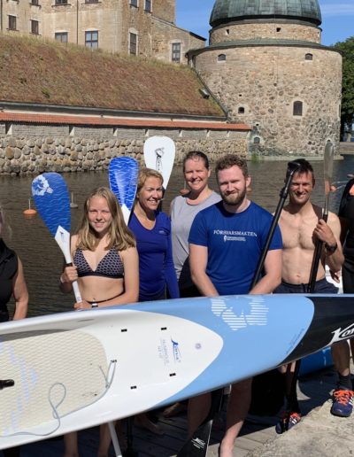 SUP paddlare i Vadstena